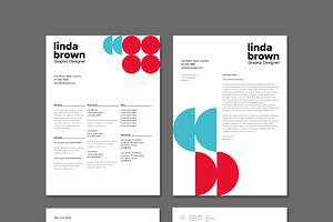 Resume And Business Stationery Set