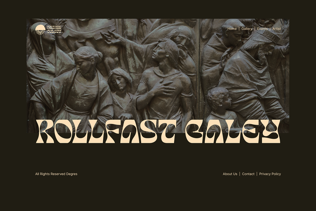 Degres - Psychedelic Display Family, a Serif Font by Holyline Design (Photo 3 of 14)