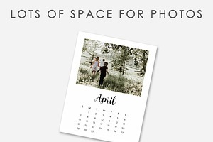 2024 Calendar Template Photoshop