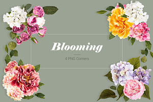 Flowers Scene Creator Mockup Set