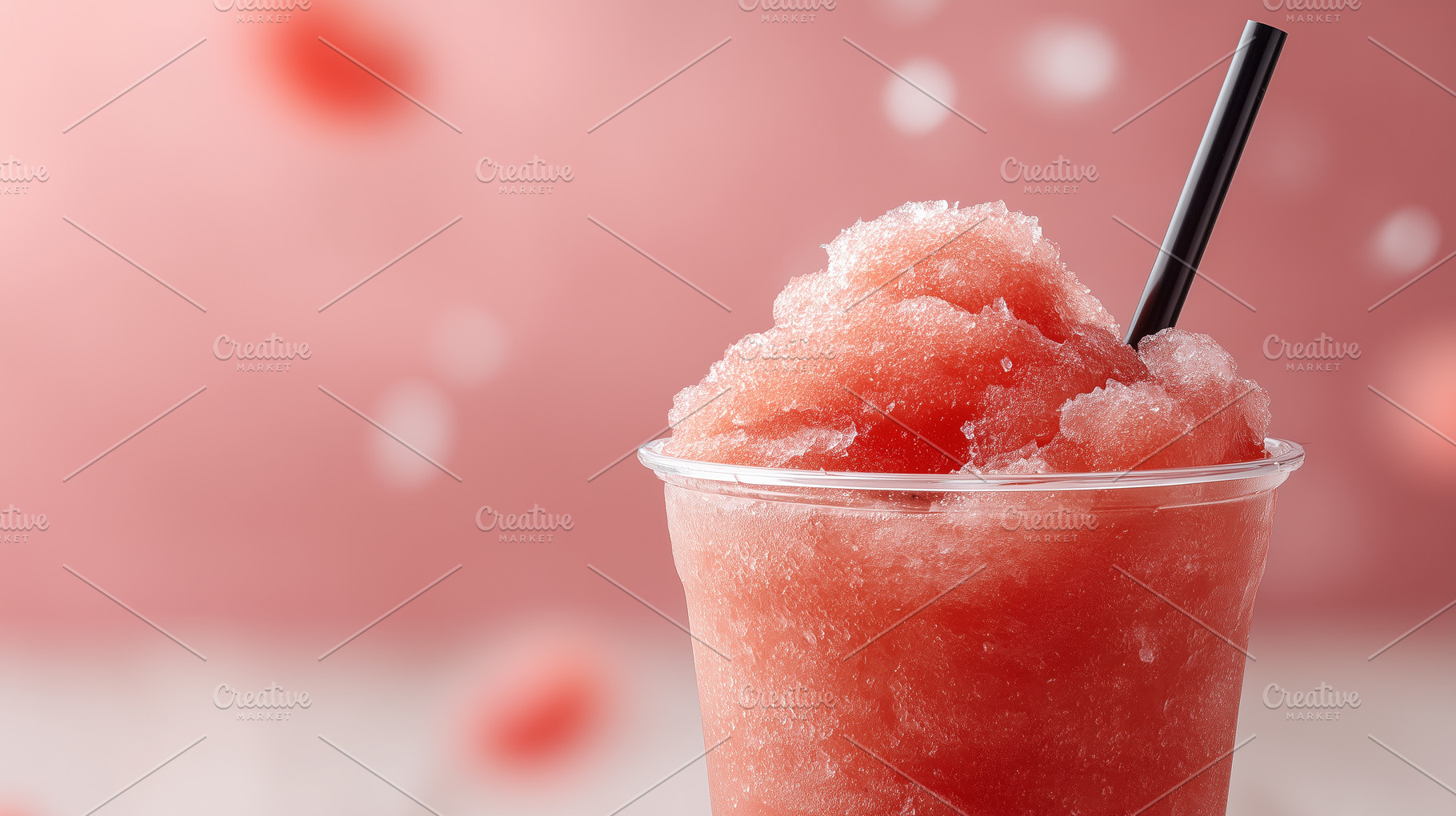 Refreshing red slush drink, a Food & Drink Photo by MistyDay
