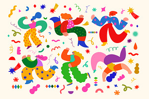Happy Carnival collection!, a Person Illustration by MoleskoStudio