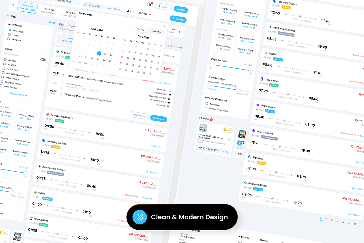 Tickethings - Flights Booking, a Websites & App Template by SLAB! Design (Photo 4 of 4)