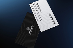 Black &White Corporate Business Card