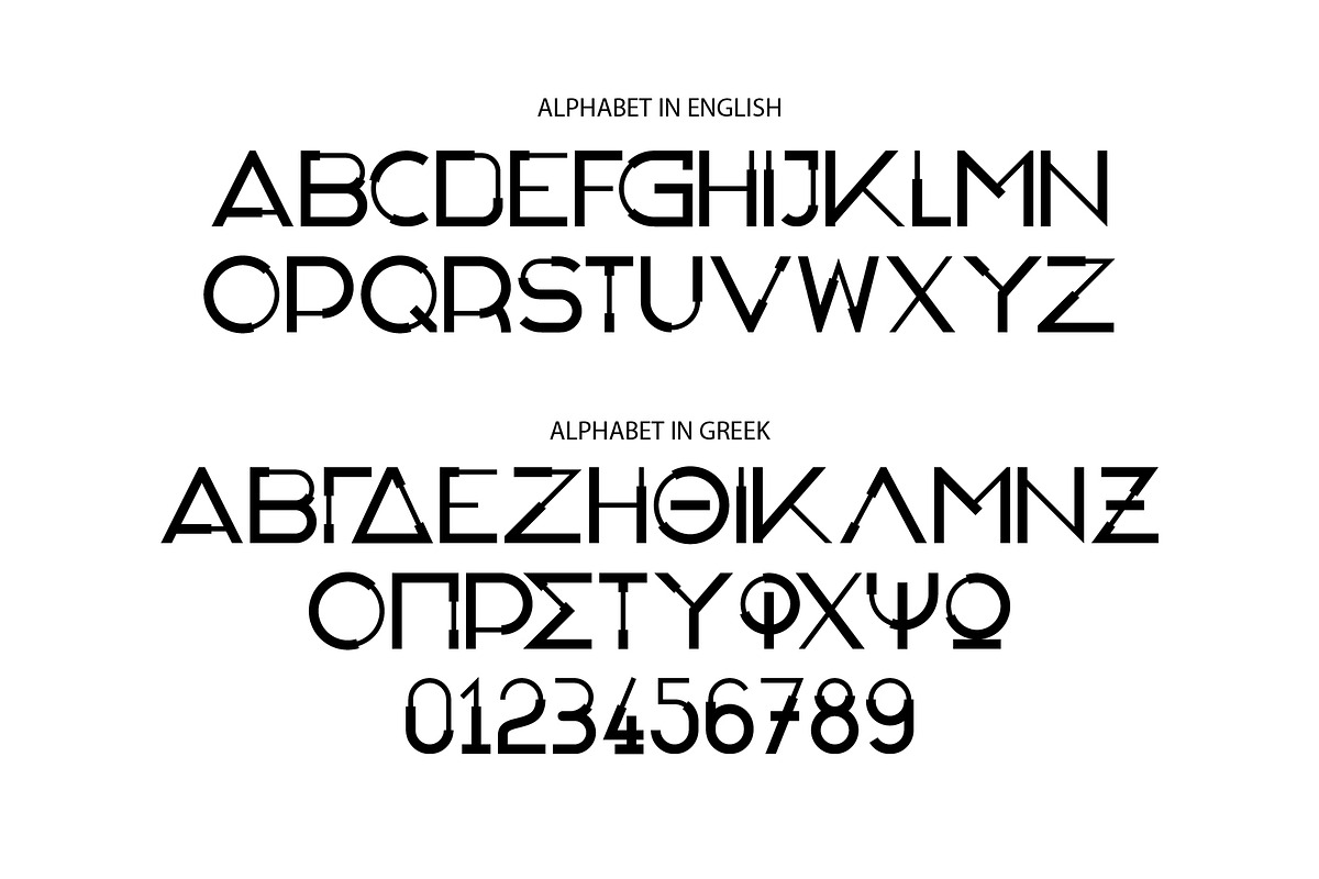 GNF UNEVEN DISPLAY sans serif font preview 2