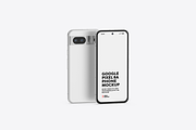 Google Pixel 8A Phone Mockup, an Android Mockup by UnicDesign (Thumbnail 11 of 15)