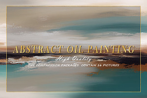 Abstract Oil Painting Wallpaper