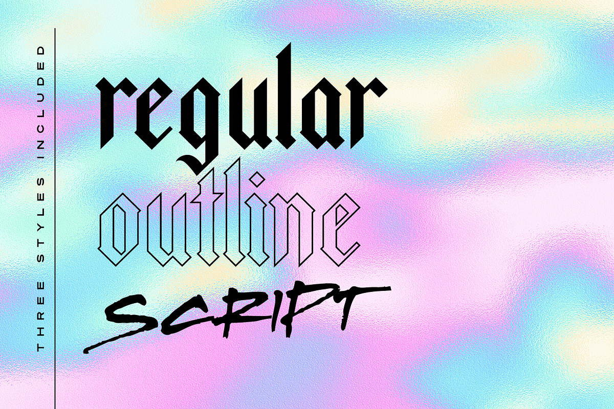 Wild Star Font Duo (New Update!), a Blackletter Font by Sam Parrett (Photo 3 of 11)