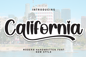 California Script Font