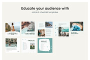 Coast Instagram Feed Canva Templates, a Social Media Template by Cultive Creative (Thumbnail 8 of 12)