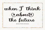 Hello Girl Unique Font, a Script Font by Bosstype Studio (Thumbnail 2 of 9)