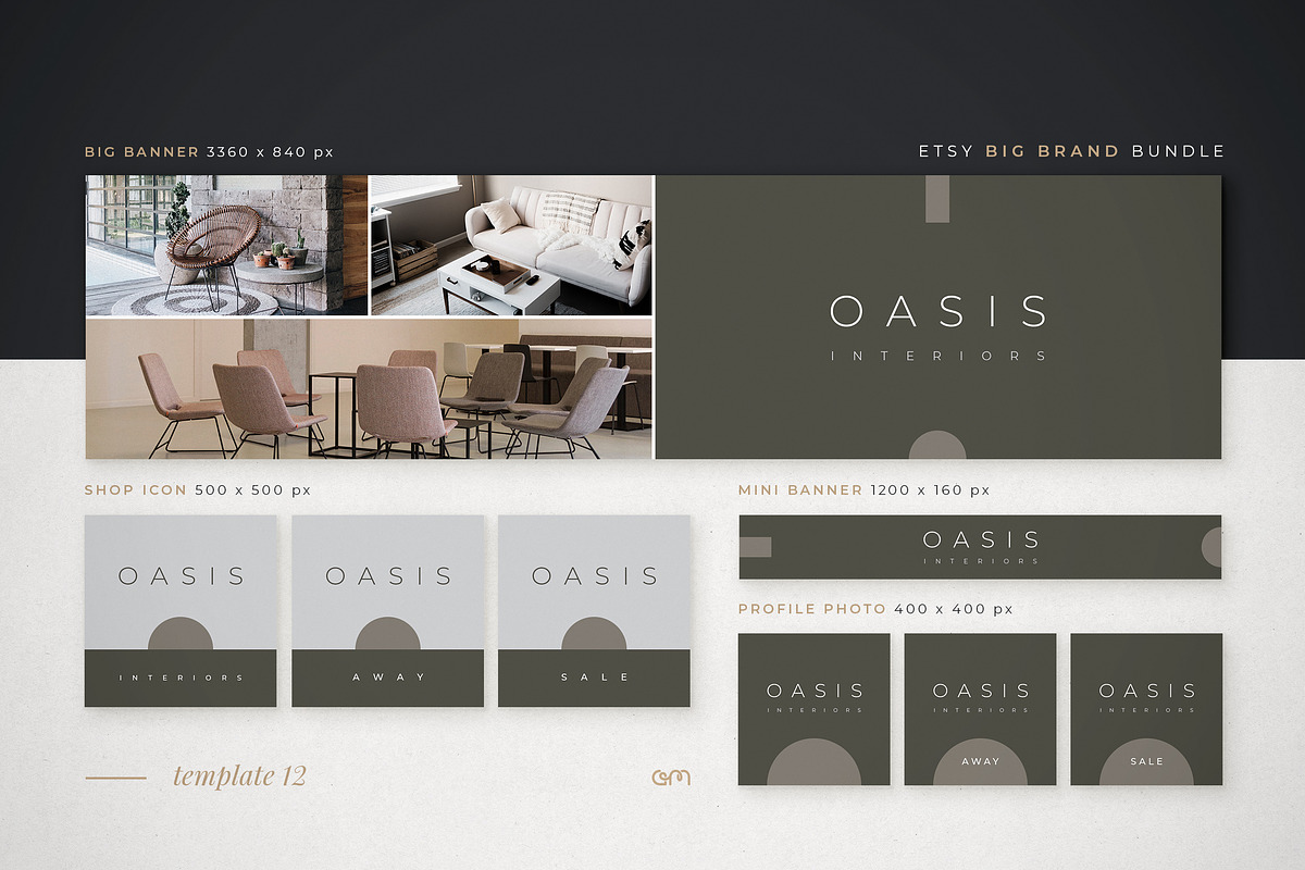 Etsy Big Brand Bundle, a Branding & Logo Template by AM Studio (Photo 15 of 23)