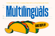 Brandel Luchador Condensed Sans, a Sans Serif Font by AmorfaType (Thumbnail 5 of 10)