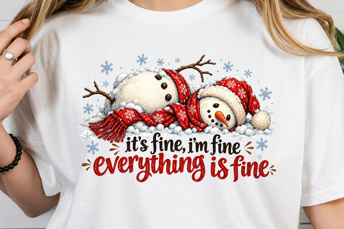 Funny Snowman Christmas PNG, a Seasonal Illustration by Craft Nest (Photo 4 of 6)