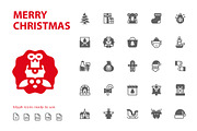 Merry Christmas Glyph, an Icon by kerismaker (Thumbnail 2 of 4)