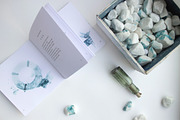 Watercolor blue illustrations, an Illustration by WinWinFolly (Thumbnail 2 of 7)
