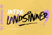 Landsinner Brush, a Handwritten Font by Papermode Co. (Thumbnail 1 of 8)