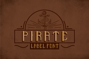 Pirate Modern Label Typeface