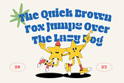 Retro Qalva - Vintage Font, a Slab Serif Font by Nirmana Visual (Thumbnail 3 of 11)