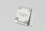 A6 NOTEPAD MOCKUP, a Print Template by NyakBiett (Thumbnail 4 of 11)