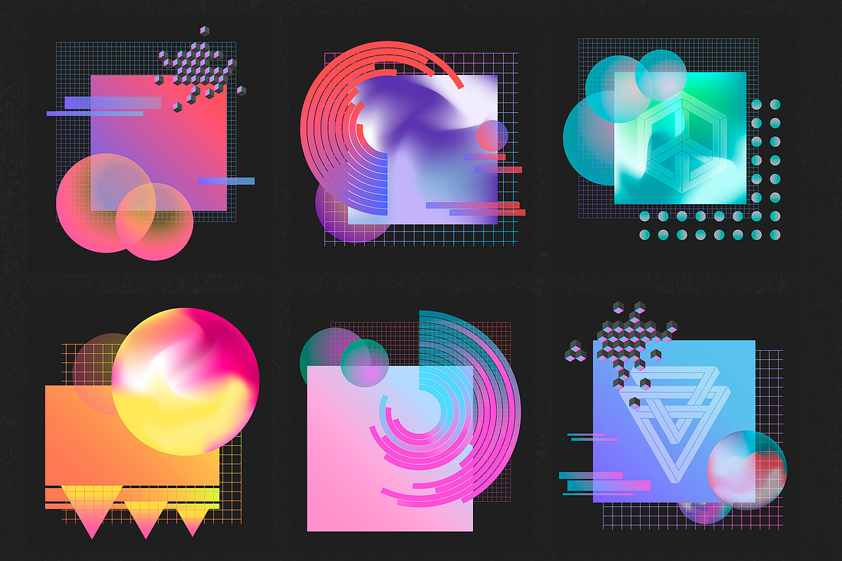 Holographic gradient life, an Object Graphic by Lina_Lisichka (Photo 17 of 17)