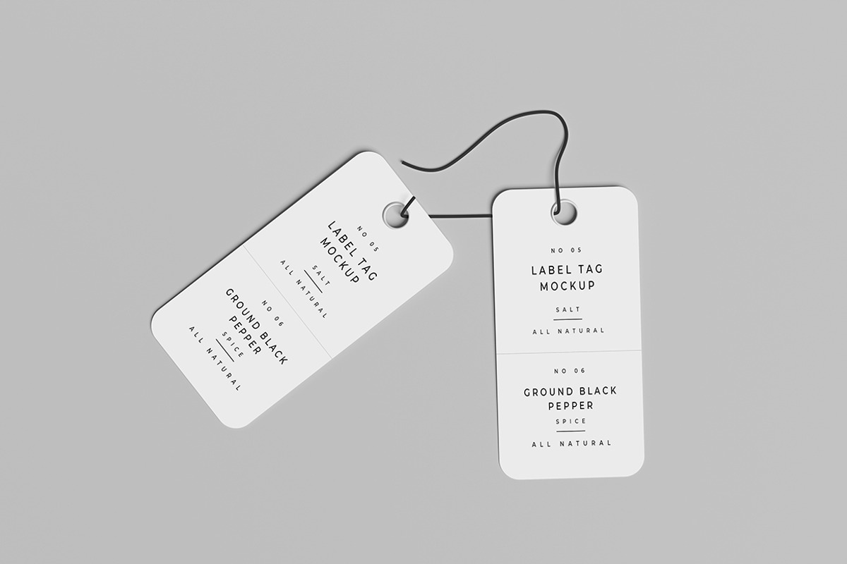 Label Tag Mockup, a Merchandise Mockup by Squashy Creative Studio (Photo 2 of 5)