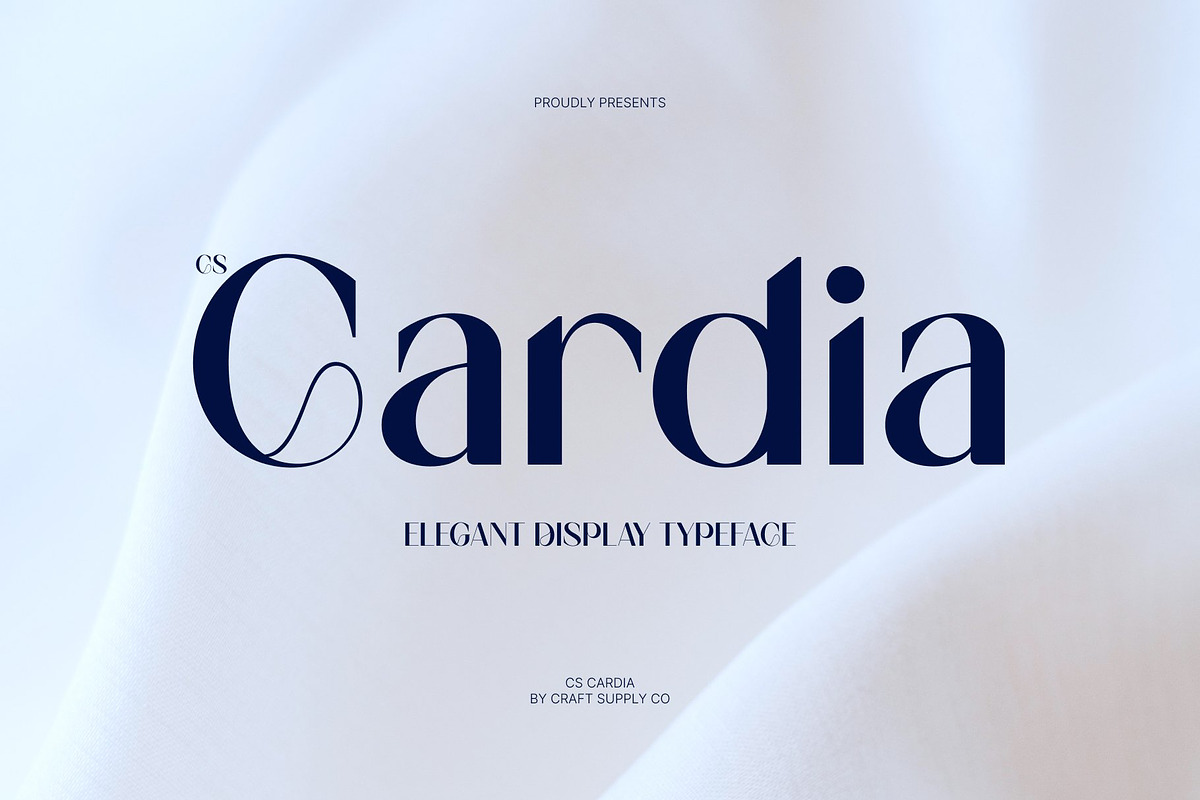 CS Cardia – Elegant Sans Serif, a Sans Serif Font by Craft Supply Co. (Photo 1 of 8)