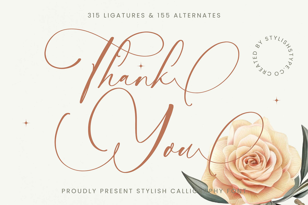Nourisha Besthafi Stylish Font, a Script Font by stylishtype.co (Photo 20 of 20)