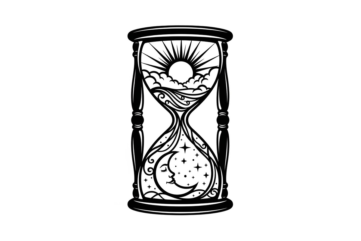 Celestial Sun Moon Hourglass Bundle, an Illustration by Gaye Art (Photo 14 of 31)