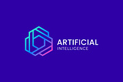 Artificial Intelligence Logo Linear, a Branding & Logo Template by Signatoro (Thumbnail 2 of 4)