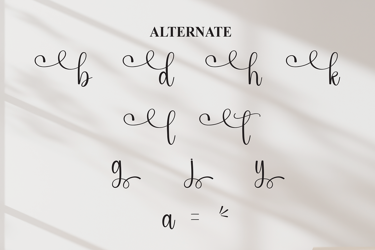 Everyday | Script Font, a Handwritten Font by Scratchones (Photo 8 of 9)