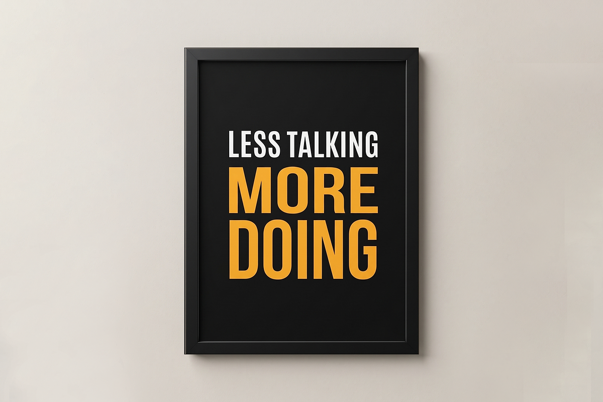 Set of 8 Motivational Wall Poster, a Poster Template by microtasker (Photo 5 of 8)