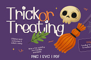 Cute Halloween Clipart Bundle, an Object Graphic by RAHMAT (Thumbnail 5 of 10)