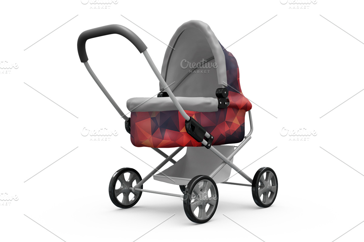 Baby Stroller Mockup, a Mockup by PixelMockup (Photo 2 of 17)