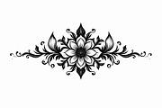 Floral Circle Decorative Art, an Illustration by yasushie (Thumbnail 4 of 9)