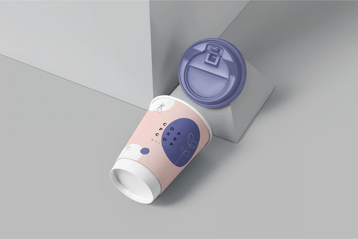 Paper Cup Sleeve Mockups, a Cups & Container Mockup by megostudi0 (Photo 7 of 8)