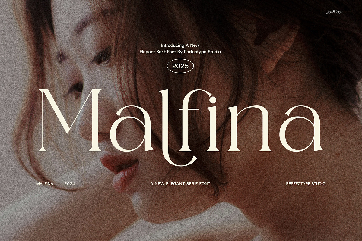 Malfina Elegant Serif Font, a Serif Font by Perfectype (Photo 1 of 8)