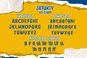 Jatukiy | Playful Font Display, a Sans Serif Font by twinstd (Thumbnail 8 of 11)