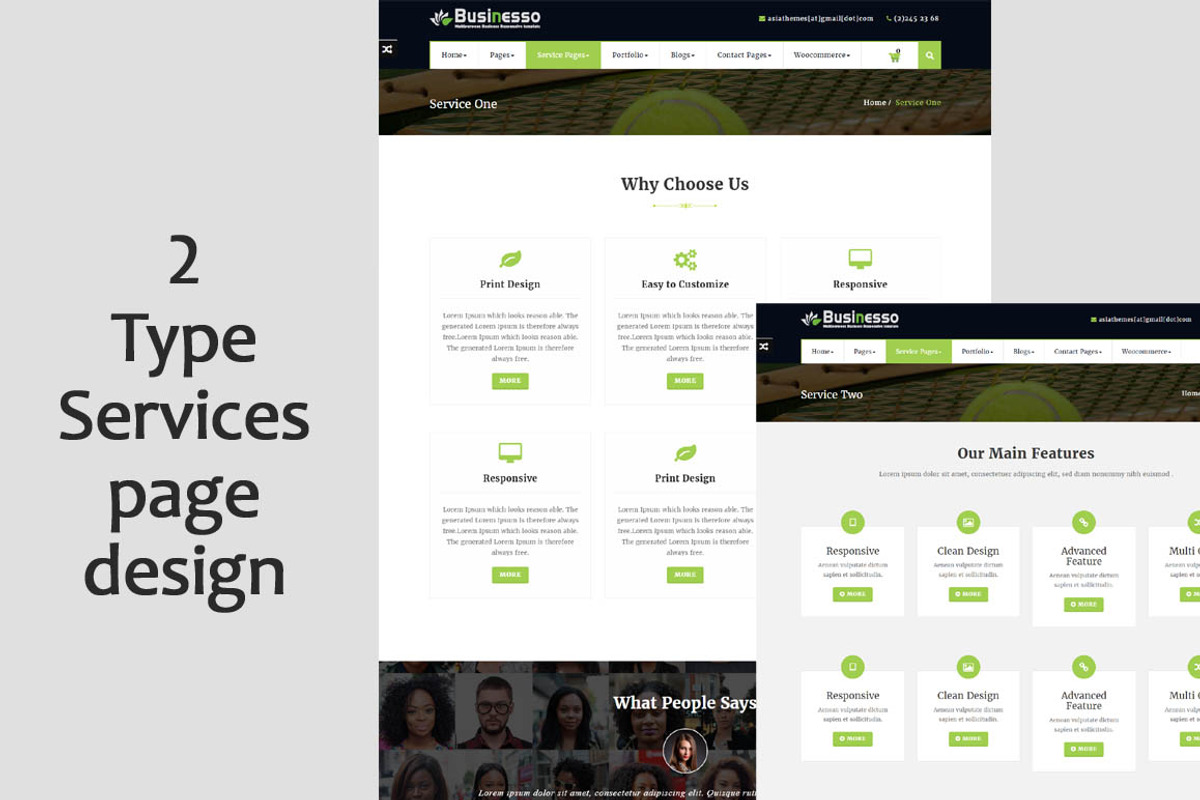 Businesso Premium Wordpress themes, a WordPress Template by ASIATHEMES (Photo 6 of 11)