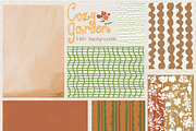 Fall Floral Backgrounds & Overlays, a Decorative Illustration by whiteheartdesign (Thumbnail 16 of 19)