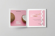 Four Fold Square Brochure Mock-up, an Advertising Mockup by zippypixelstudio (Thumbnail 6 of 13)