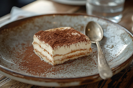 Delicious Tiramisu Dessert Cocoa Pow, a Background Photo by Pixeness