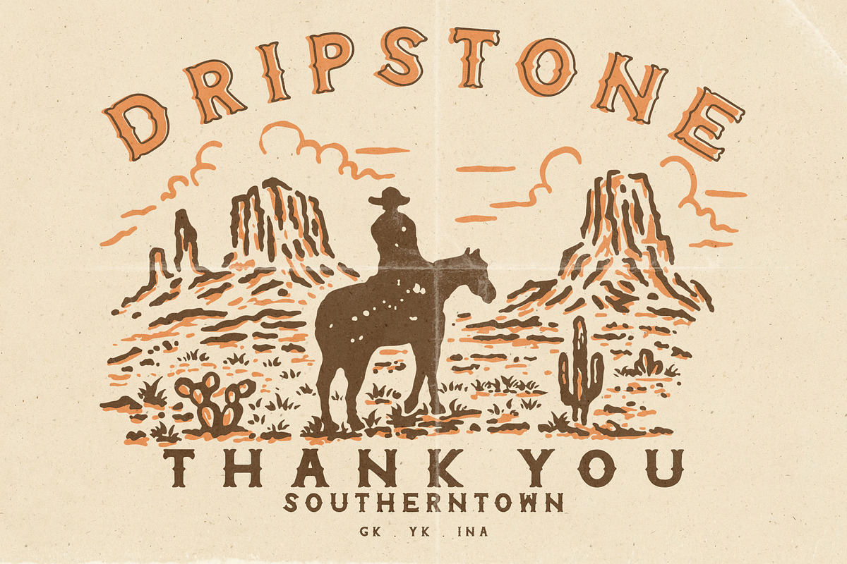DRIPSTONE, a Slab Serif Font by Southerntown (Photo 5 of 5)
