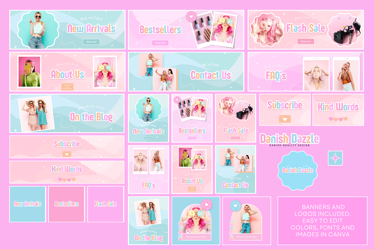 Danish Dazzle Shopify Theme, a Shopify Template by SunshineStudioBoutique (Photo 5 of 10)
