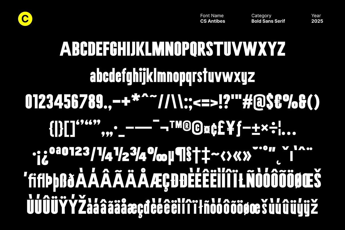 CS Antibes – Bold Sans Serif, a Sans Serif Font by Craft Supply Co. (Photo 8 of 8)