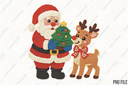 Latch Hook Crochet Santa Head PNG, an Illustration by CraftArtStudio (Thumbnail 1 of 4)