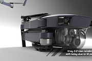 dji mavic pro quadcopter 3d model, a Cars & Vehicle 3D Model by arapps3d (Thumbnail 8 of 12)
