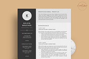 Resume/CV - The Kelvin, a Resume Template by CreativeLandStudio (Thumbnail 2 of 8)