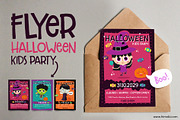 Halloween Flyer-Kids party, a Flyer Template by himoki (Thumbnail 1 of 4)