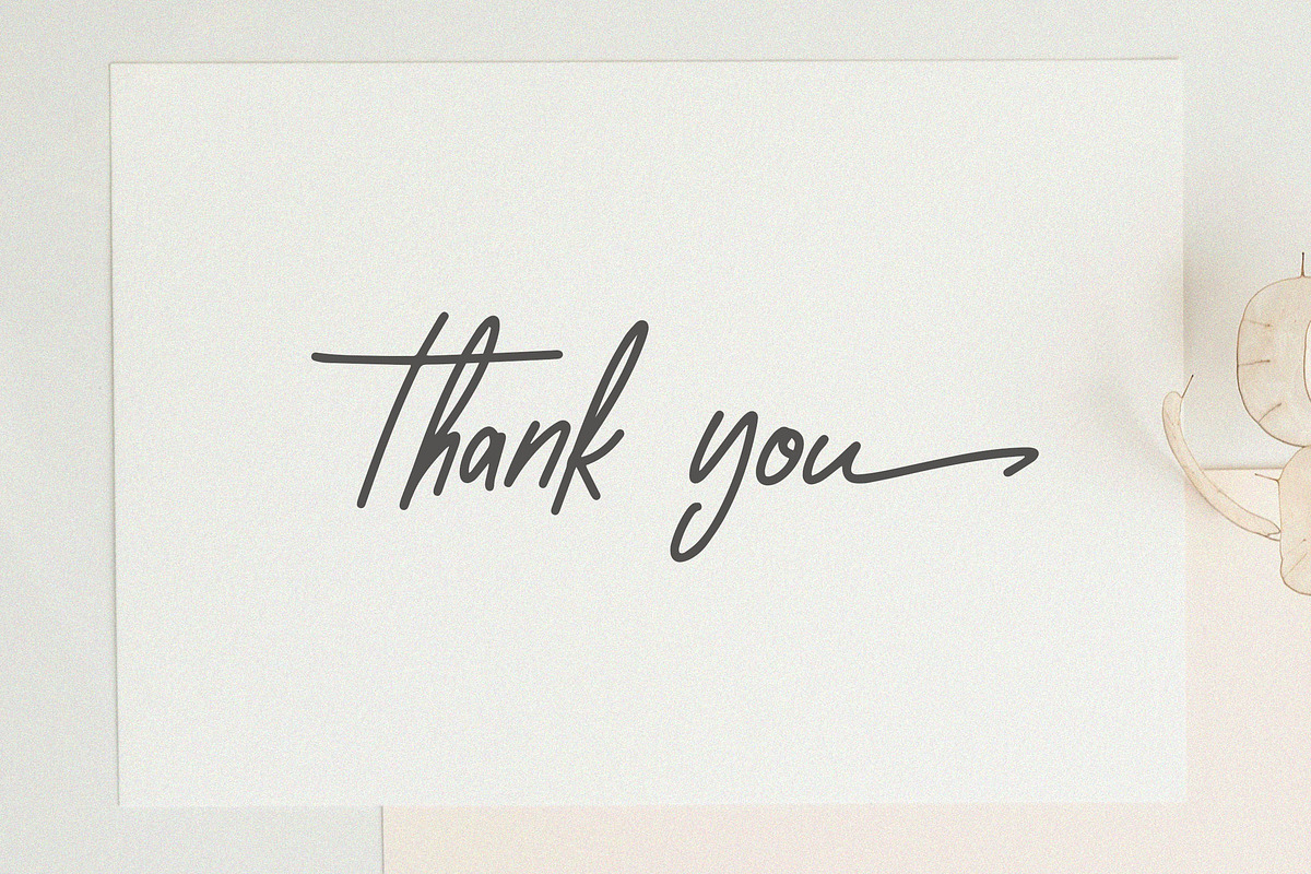 Mettaglomie Handwritten Font, a Script Font by NTC Graphic (Photo 8 of 8)
